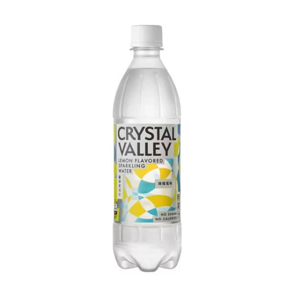 無糖飲料推薦:Crystal Valley礦沛氣泡水-檸檬風味